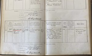Szkolenie Jana Rozpędowskiego na czeladnika ślusarskiego. Wpis w Księdze Uczniów Cechu Ślusarzy w Tomaszowie Mazowieckim 1912-1927. Archiwum Państwowe w Tomaszowie Mazowieckim