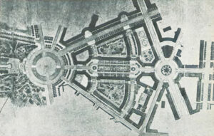 Plan osiedla Latawiec tygodnik "Stolica" 1953 - źródło WIkipedia