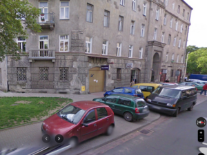 Dom na Ludnej 9. Widok od strony ulicy Okrąg 2009 rok.