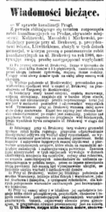 Brukowa artykuł z Kurjera Warszawskiego 1907 r 1
