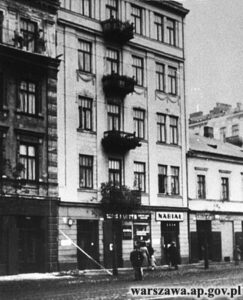 Kamienica na Grójeckiej 11. Zdjęcie z 1937 roku